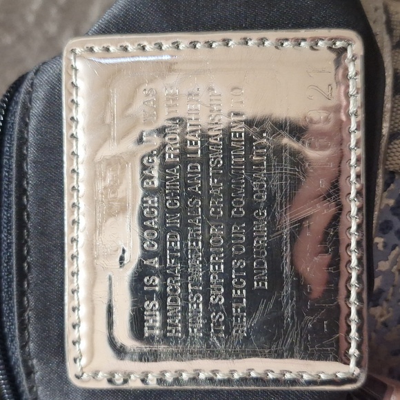 Coach Poppy Denim Patchwork Hobo - Picture 9 of 14